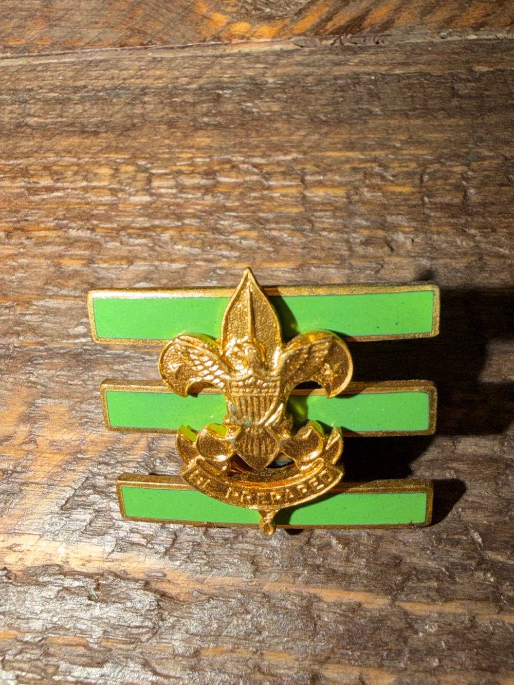 VTG JUNIOR ASSISTANT SCOUTMASTER Boy Scout Leader Badge HAT PIN BSA JASM 1940s
